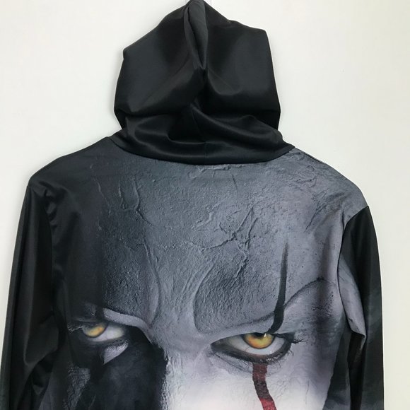 Pennywise Clown Unisex Graphic Hooded 3D Pullover - Picture 6 of 6